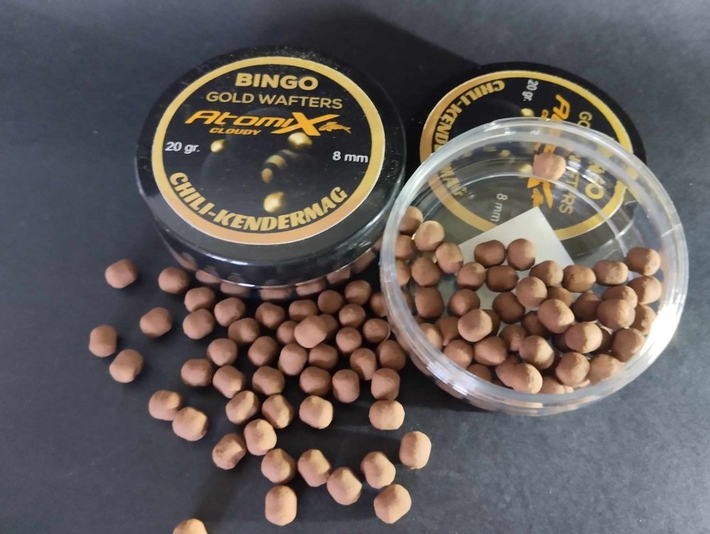 ATOMIX 20G 8MM BINGÓ GOLD WAFTERS CHILI-KENDERMAG
