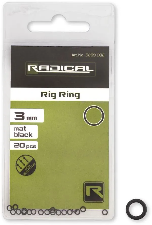 Radical Rig Ring ? 3,1mm mat black non reflective 20 darab