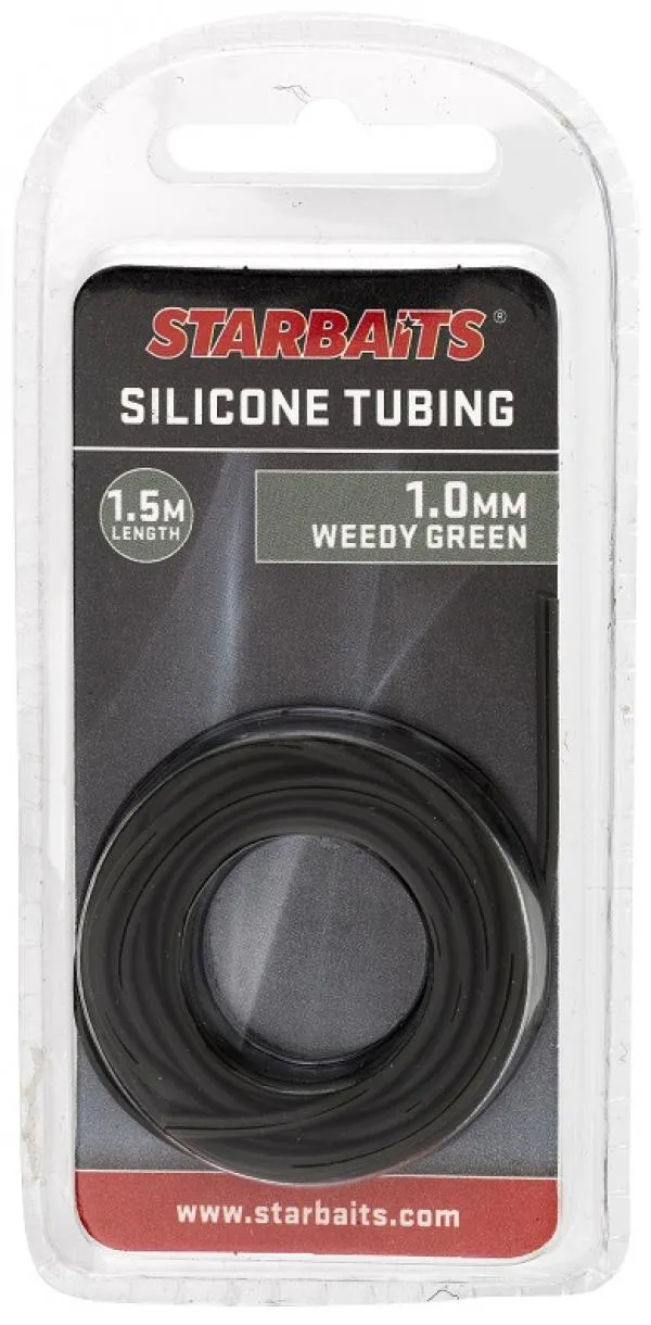 Gubancgátló szilikon cső - Silicone Tubing Zöld 1,0mm 1,5m...
