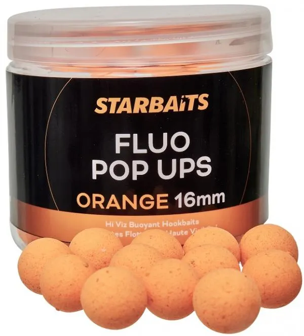 STARBAITS Fluo Pop Ups Orange 16mm 70g PopUp