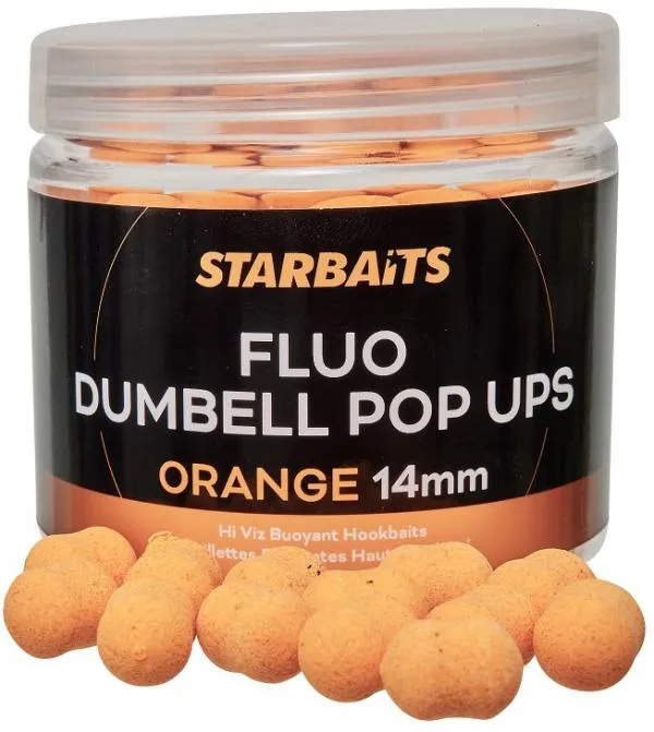 STARBAITS Dumbell Orange 14mm 70g Fluo PopUp