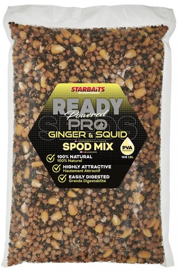 Mag Mix Spod Ready Seeds Pro Ginger Squid 1kg