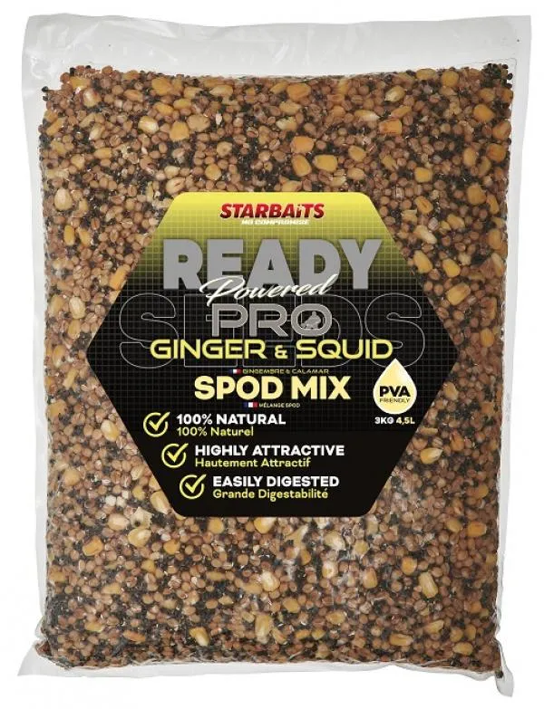 Mag Mix Spod Ready Seeds Pro Ginger Squid 3kg