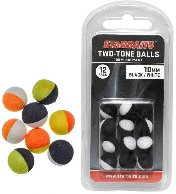 Starbaits Two Tones Balls 10mm 12db lebegő golyó
