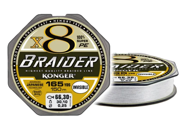 KONGER Braider X8 Invisible 0.12/150m