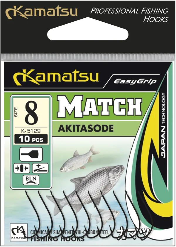 KAMATSU Kamatsu Akitasode Match 10 Black Nickel Flatted