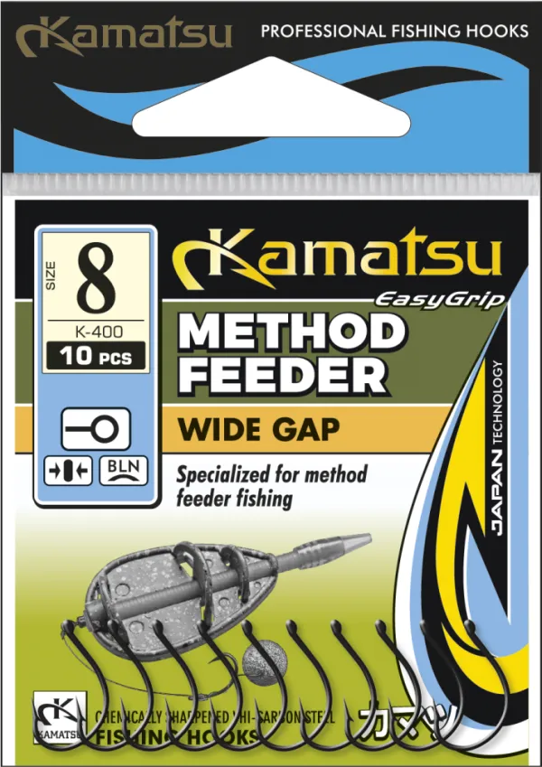 KAMATSU Kamatsu Method Feeder Wide Gap 14 Black Nickel Rin...