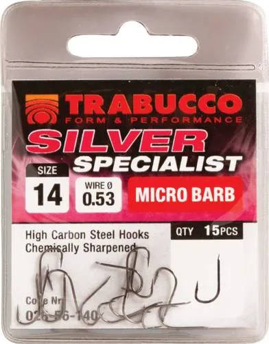 Trabucco Silver Specialist 15db/csg 10, feeder horog