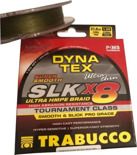 Trabucco Dyna-Tex Slk X8 Ss 150m 0,205 fonott zsinór sötét...