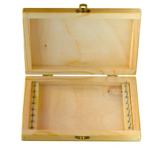 Niedermayer fa előketartó doboz-20 cm, fix
