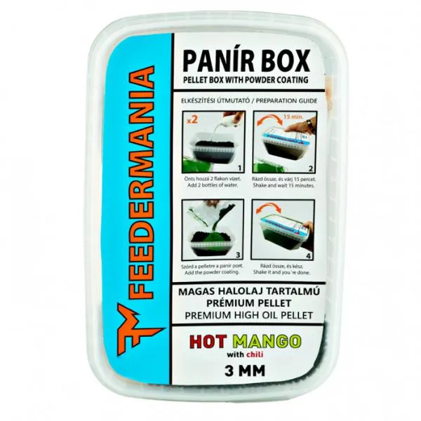 Feedermánia Panír Box 3 mm Hot Mango Etető Pellet