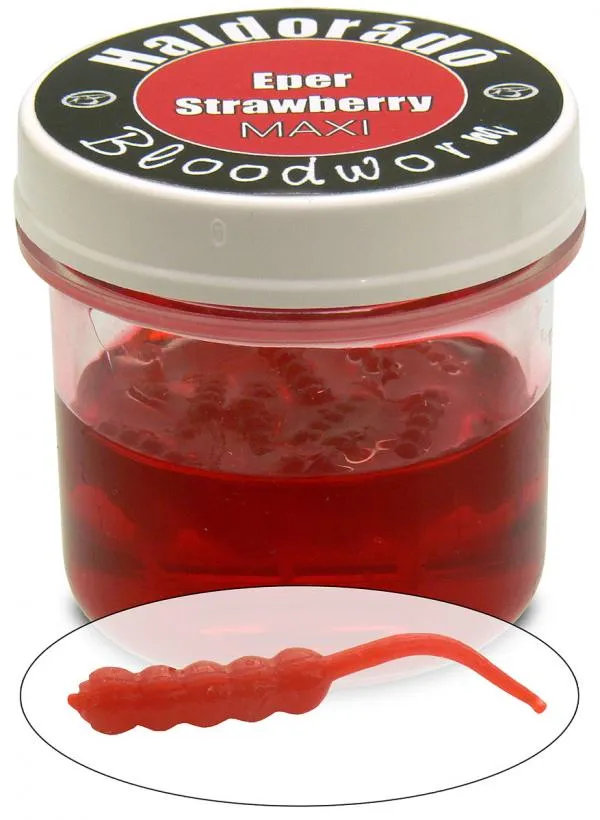 Haldorádó Bloodworm Maxi - Eper Gumi Szúnyoglárva
