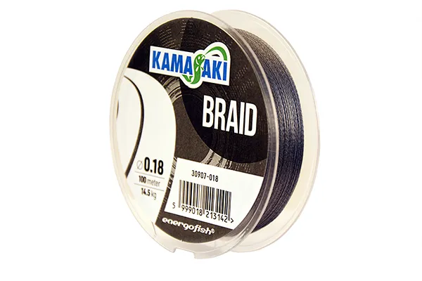 KAMASAKI BRAID GREY 0.10MM 7,6KG