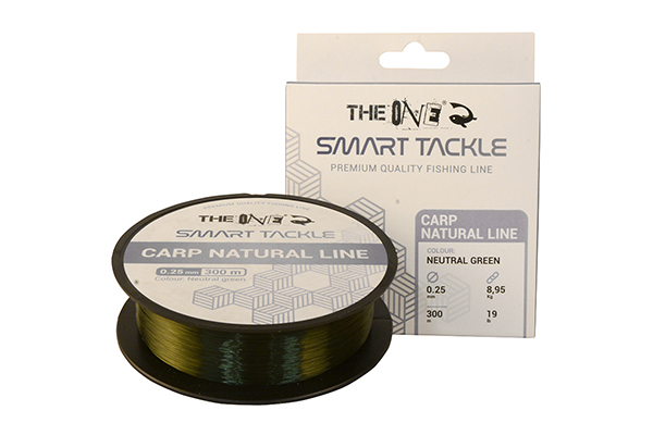 THE ONE CARP NATURAL LINE NEUTRAL GREEN 300M 0.25MM 8,95KG...