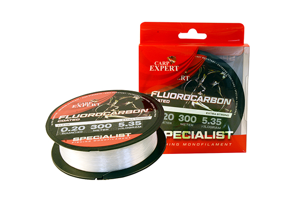 CARP EXPERT SPECIALIST FLUOROCARBON COATED 300M 0.20MM 5,3...