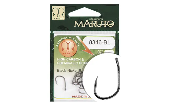 MARUTO HOROG 8346BL T.D.E.10° BARBLESS HC FORGED BLACK NIC...