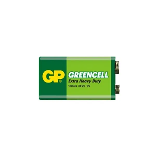 GP GREENCELL 9V ELEM FÓLIÁS/1DB (B1250,GP1604G-S1)