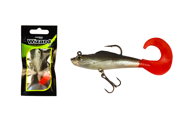 WIZARD SWIMBAIT - PADDLE PERCH - 3 INCH - REALRED