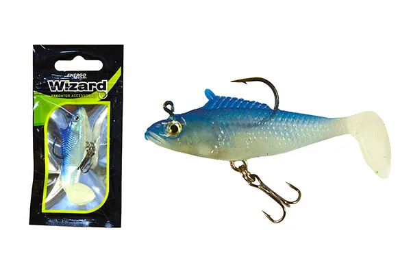 WIZARD SWIMBAIT PERCH 3 INCH BRIGHT WHITE