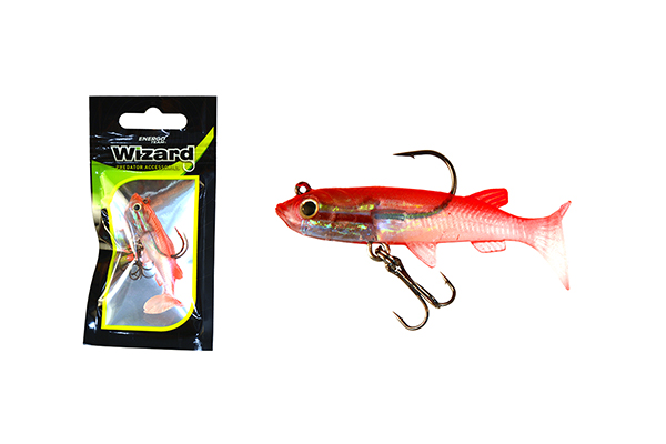 WIZARD SWIMBAIT PADDLE SHAD 3 INCH WHITE