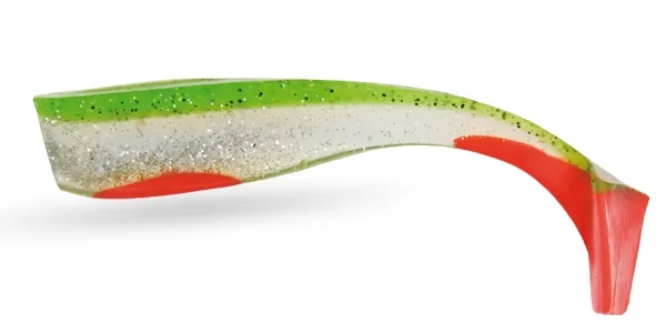 WIZARD ENERGY SHAD 5' GREEN/CLEAR/RED