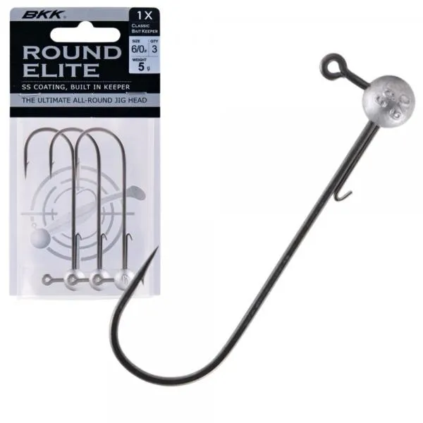 BKK_ROUND ELITE-CLASSIC BAIT KEEPER - 5G 4/0#, 3PCS