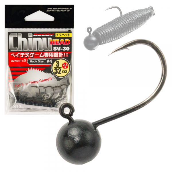 DECOY SV-30 CHINU HEAD #4-1.8G NS BLACK