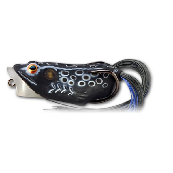 LIVETARGET FROG POPPER BROWN/BLACK 55MM 11G FLOATING