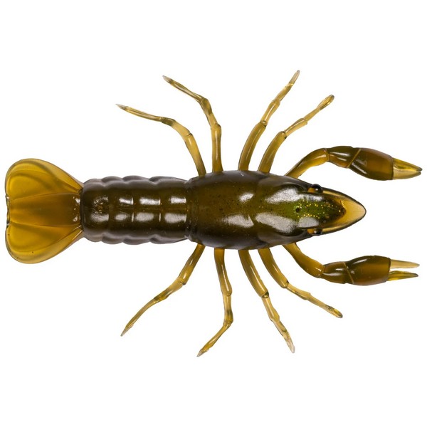 LIVETARGET 3.8” CRAWFISH UN-RIGGED GREEN / MOSS 97 MM  SIN...