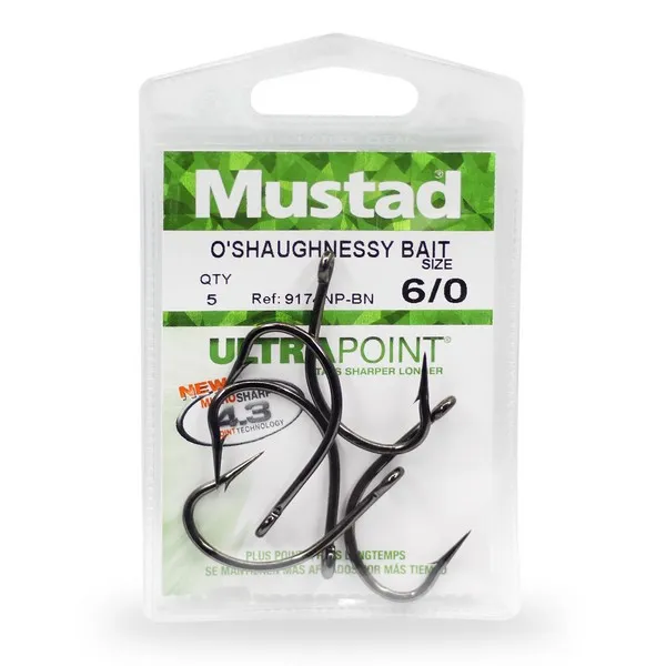 MUSTAD O'SHAUGHNESSY BAIT 7/0 3DB/CSOMAG