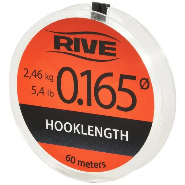 RIVE HOOKLINK LINE DIAM. 0.165 60M TRANSPARENT monofil zsi...
