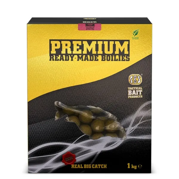 SBS Premium Ready-Made Krill Halibut 1kg 14mm Etető Bojli