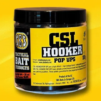 SBS CSL HOOKER POP UPS FISH & LIVER 100GR 16MM PopUp