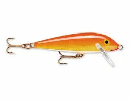 RAPALA COUNTDOWN GOLD FLUORESCENT RED
