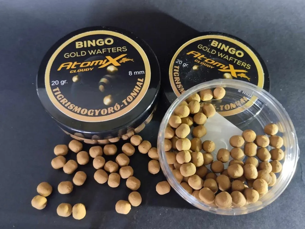 ATOMIX 20G 8MM BINGÓ GOLD WAFTERS TIGRISMOGYORÓ-TONHAL