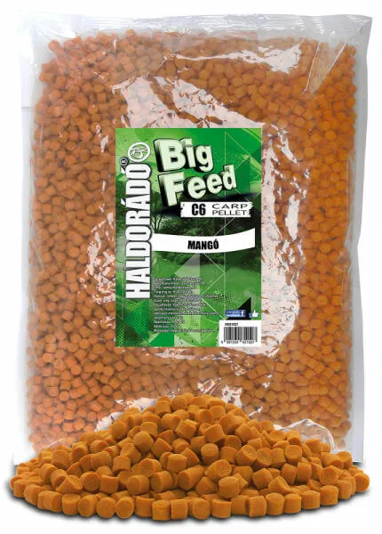 HALDORÁDÓ Big Feed - C6 Pellet - Mangó 2,5 kg
