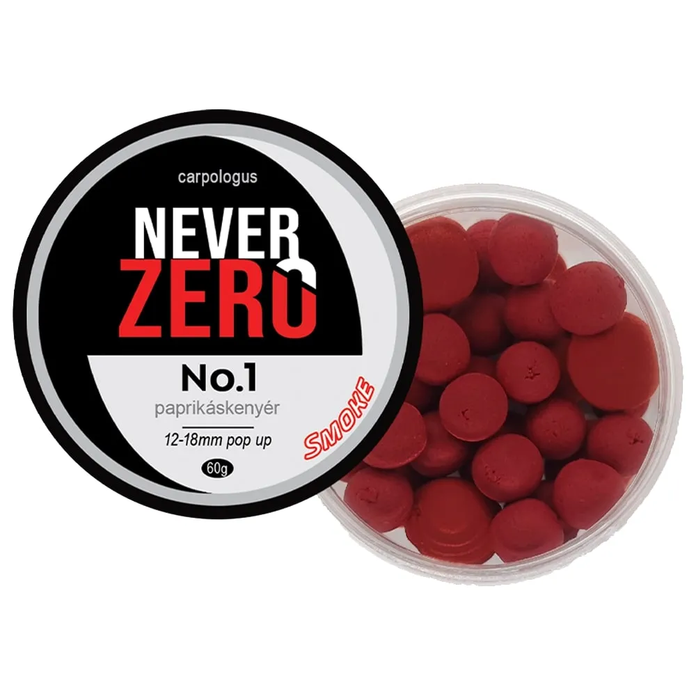 NEVER ZERO (Paprikáskenyér) 12-18mm Smoke Pop-up