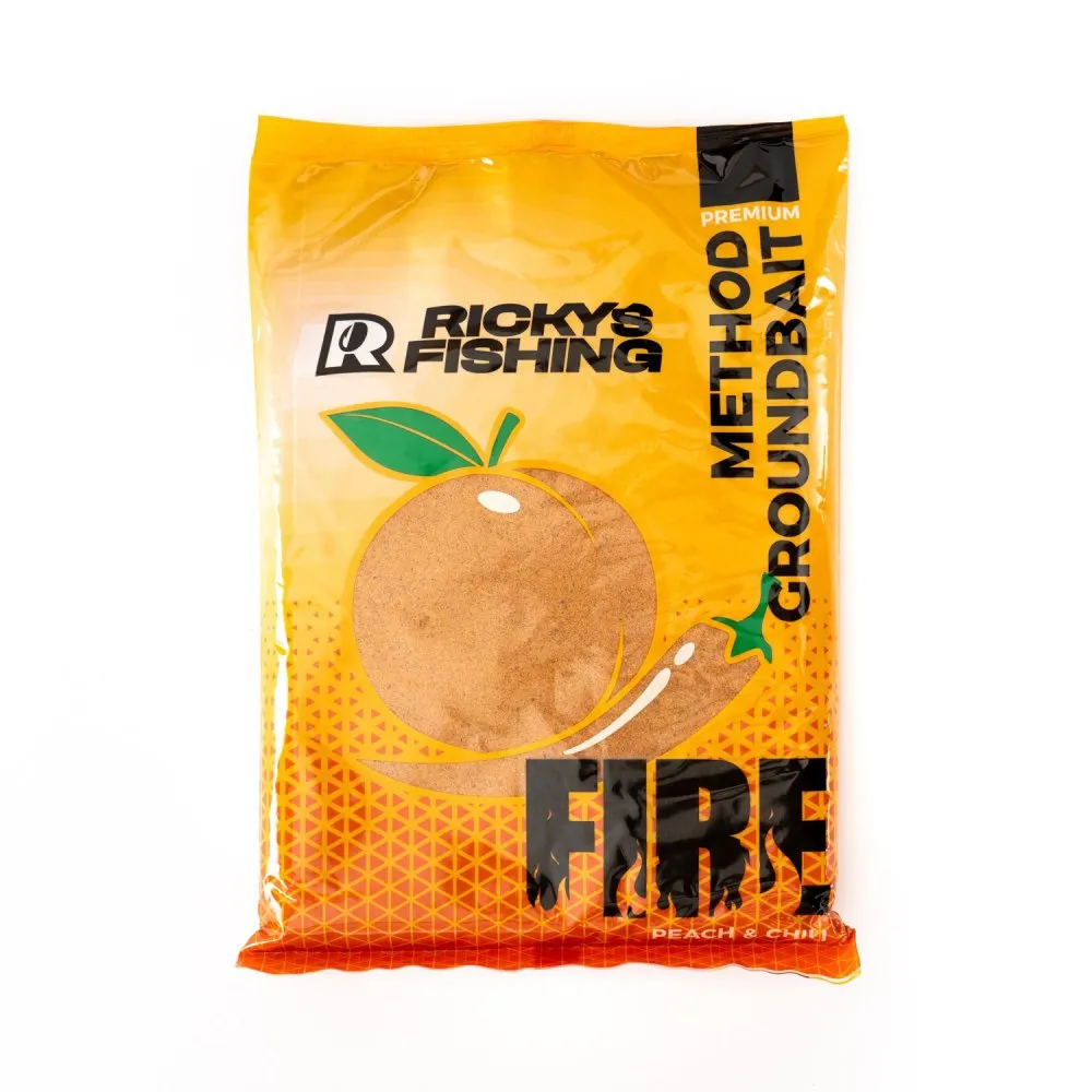 Rickys Fishing Fire – Premium Method Groundbait (Chili-Bar...