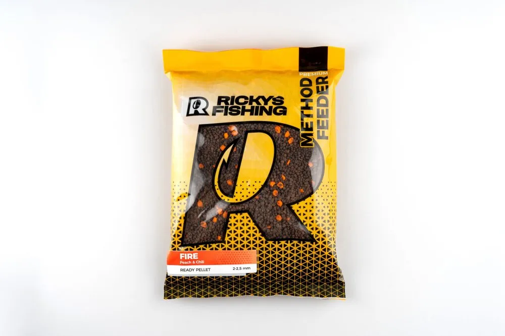 Rickys Fishing Fire – Ready Pellet 2-2,5mm (NEDVESÍTETT) (...