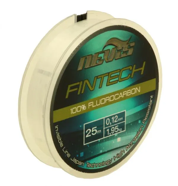 Nevis Fintech fluorocarbon előke zsinór 25m 0.12mm