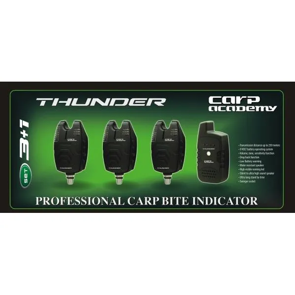 Carp Academy Thunder 3+1 Elektromos kapásjelző szett