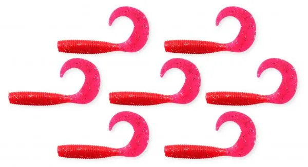Twister 6cm  7db/cs piros-csillám