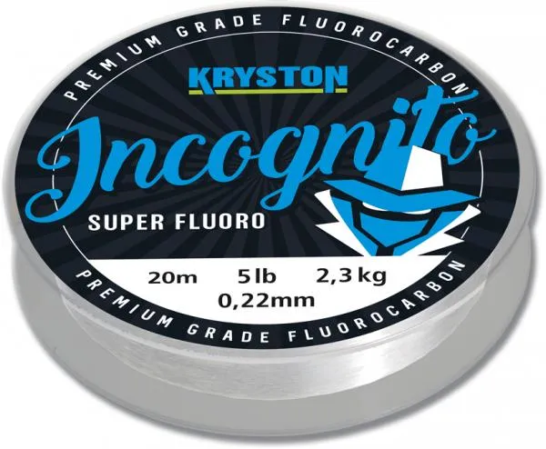 Kryston Incognito Flurocarbon 5Lbs 20m Clear