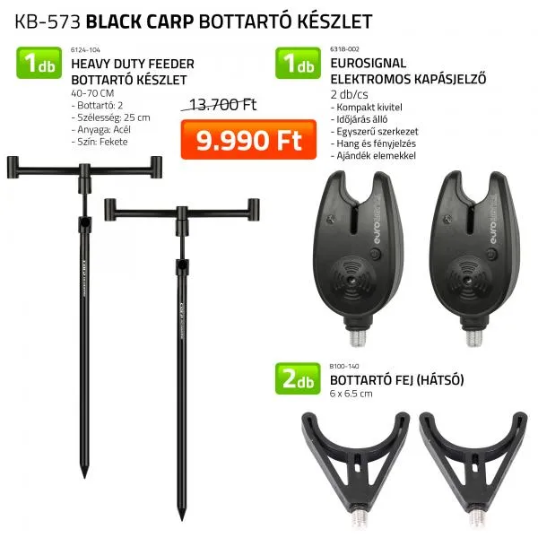 Black Carp Bottartó készlet  6124-104+ 6318-002+ 2x 8100-1...