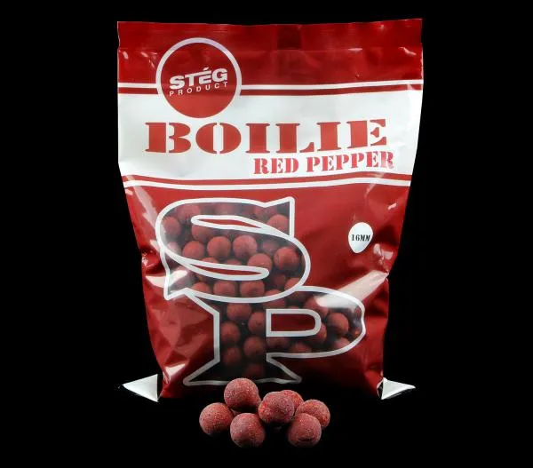 Stég Product Boilie 16mm Red Pepper 800g Etető Bojli