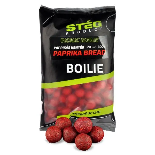 Stég Bionic Boilies 800g 20mm Paprika Bread