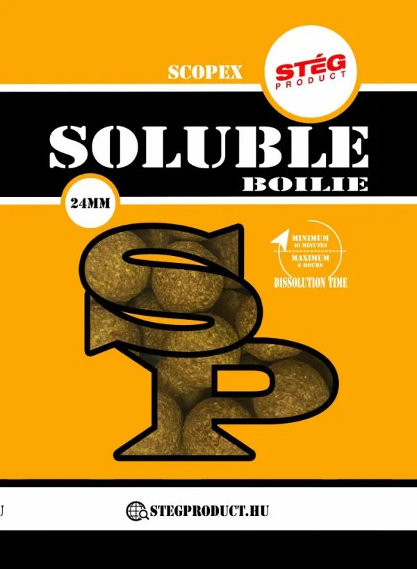 Stég Product Soluble 24mm Scopex 1kg Etető Bojli