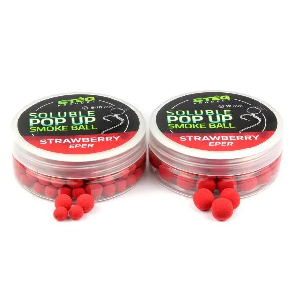 Stég Product Soluble Pop Up Smoke Ball 12mm Strawberry 25g...
