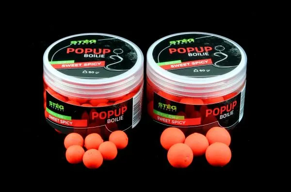 Stég Product Pop Up Boilie 13mm SWEET SPICY 50gr PopUp