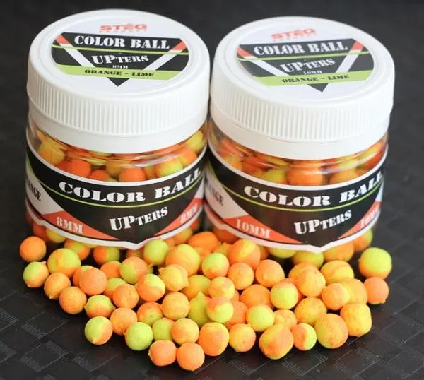 Stég Product Upters Color Ball 8mm Lemon& Orange 30g Wafte...